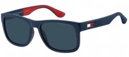 Gafas de Sol - Tommy Hilfiger - TH 1556/N/S - 8RU (KU) BLUE RED WHITE // BLUE GREY