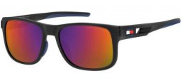 Gafas de Sol - Tommy Hilfiger - TH 1913/S - 003 (MI) MATTE BLACK // GREY INFRARED MIRROR