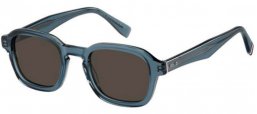 Gafas de Sol - Tommy Hilfiger - TH 2032/S - PJP (IR) BLUE // GREY