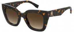 Lunettes de soleil - Tommy Hilfiger - TH 2051/S - 086 (HA) DARK HAVANA // BROWN GRADIENT