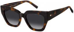 Sunglasses - Tommy Hilfiger - TH 2223/S - 086 (9O) HAVANA // DARK GREY GRADIENT