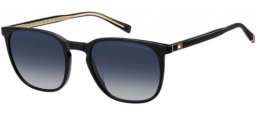 Gafas de Sol - Tommy Hilfiger - TH 2266/S - 807 (08) BLACK // DARK BLUE GRADIENT