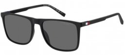 Gafas de Sol - Tommy Hilfiger - TH 2277/S - 08A (M9) BLACK GREY // GREY POLARIZED