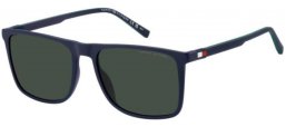 Lunettes de soleil - Tommy Hilfiger - TH 2277/S - RNB (QT) BLUE GREEN // GREEN