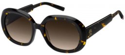 Gafas de Sol - Tommy Hilfiger - TH 2284/S - 086 (HA) DARK HAVANA // BROWN GRADIENT