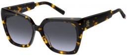 Sunglasses - Tommy Hilfiger - TH 2285/S - 086 (08) HAVANA // DARK BLUE GRADIENT