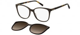Frames - Tommy Hilfiger - TH 2294/C - 09Q (LA) BROWN // CLEAR + CLIP ON BROWN GRADIENT POLARIZED