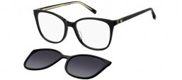 Frames - Tommy Hilfiger - TH 2294/C - 807 (WJ) BLACK // CLEAR + CLIP ON GREY GRADIENT POLARIZED