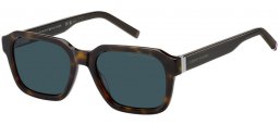 Gafas de Sol - Tommy Hilfiger - TH 2310/S - 086 (KU) DARK HAVANA // BLUE
