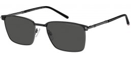 Gafas de Sol - Tommy Hilfiger - TH 2329/S - ANS (IR) BLACK DARK RUTHENIUM // GREY