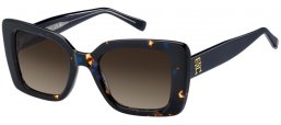 Gafas de Sol - Tommy Hilfiger - TH 2341/S - IPR (HA) HAVANA BLUE // BROWN GRADIENT
