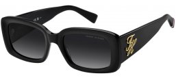 Gafas de Sol - Tommy Hilfiger - TH 2343/S - 807 (9O) BLACK // DARK GREY GRADIENT