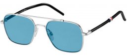 Gafas de Sol - Tommy Hilfiger - TH 1671/S - 010 (KU) PALLADIUM // BLUE GREY