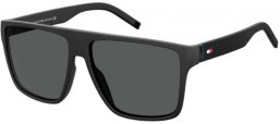 Sunglasses - Tommy Hilfiger - TH 1717/S - 003 (IR) MATTE BLACK // GREY