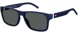 Gafas de Sol - Tommy Hilfiger - TH 1718/S - 0JU (IR) BLUE WHITE // GREY