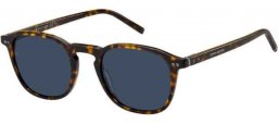 Sunglasses - Tommy Hilfiger - TH 1939/S - 086 (KU) DARK HAVANA // BLUE GREY