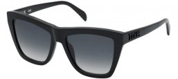 Sunglasses - Tous - STOC25 - 0700  SHINY BLACK // SMOKE GRADIENT