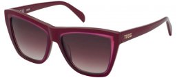 Gafas de Sol - Tous - STOC25V - 08LA  SHINY BORDEAUX // BROWN GRADIENT