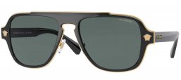 Gafas de Sol - Versace - VE2199 MEDUSA CHARM - 100281 BLACK // GREY POLARIZED