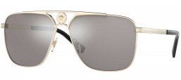 Gafas de Sol - Versace - VE2238 - 12526G PALE GOLD // LIGHT GREY MIRROR SILVER