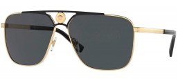 Gafas de Sol - Versace - VE2238 - 143687 GOLD MATTE BLACK // DARK GREY