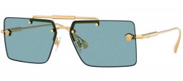 Gafas de Sol - Versace - VE2245 - 100280  GOLD // BLUE