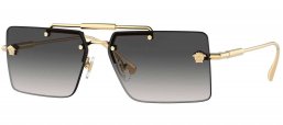 Gafas de Sol - Versace - VE2245 - 10028G GOLD // GREY GRADIENT