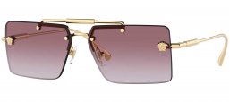 Gafas de Sol - Versace - VE2245 - 10028H GOLD // VIOLET GRADIENT