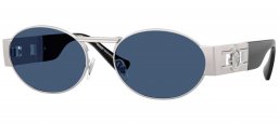 Gafas de Sol - Versace - VE2264 - 100080  SILVER // DARK BLUE