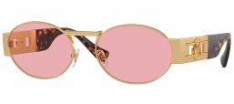 Gafas de Sol - Versace - VE2264 - 100284  MATTE GOLD // LIGHT VIOLET