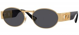 Gafas de Sol - Versace - VE2264 - 100287 GOLD // DARK GREY