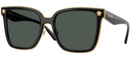 Gafas de Sol - Versace - VE2278D - GB1/87 BLACK // DARK GREY