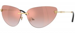 Gafas de Sol - Versace - VE2281 - 10026F  GOLD // PINK GRADIENT MIRROR