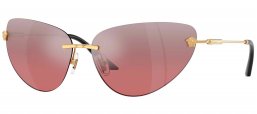 Gafas de Sol - Versace - VE2281 - 10027E  GOLD // PINK GRADIENT MIRROR SILVER