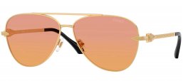Gafas de Sol - Versace - VE2283 - 1002EL  GOLD // PINK GRADIENT ORANGE