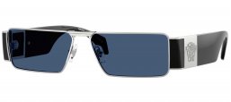 Gafas de Sol - Versace - VE2286 - 100080  SILVER // DARK BLUE