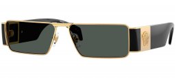 Gafas de Sol - Versace - VE2286 - 100287  GOLD // DARK GREY