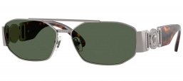 Gafas de Sol - Versace - VE2287 - 100171  GUNMETAL // DARK GREEN