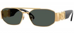 Gafas de Sol - Versace - VE2287 - 100287  GOLD // DARK GREY