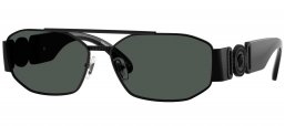 Gafas de Sol - Versace - VE2287 - 126187  MATTE BLACK // DARK GREY