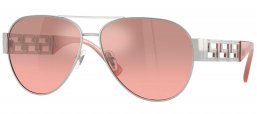 Gafas de Sol - Versace - VE2289 - 10017E  SILVER // PINK MIRROR SILVER