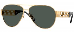 Gafas de Sol - Versace - VE2289 - 100287  GOLD // DARK GREY