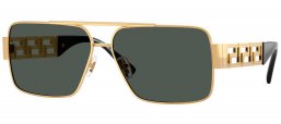 Gafas de Sol - Versace - VE2290 - 100287  GOLD // DARK GREY