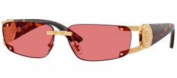 Gafas de Sol - Versace - VE2291 - 100275  GOLD // RED HIPER 8
