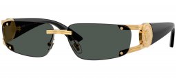 Gafas de Sol - Versace - VE2291 - 100287  GOLD // DARK GREY