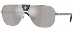 Gafas de Sol - Versace - VE2294 - 10006G  SILVER // LIGHT GREY SILVER MIRROR