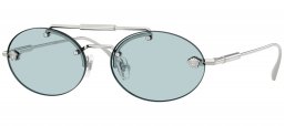 Gafas de Sol - Versace - VE2295 - 1000/1 SILVER // LIGHT BLUE