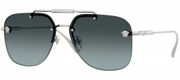 Gafas de Sol - Versace - VE2296 - 1000V1  SILVER // BLUE GRADIENT GREY