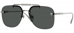 Gafas de Sol - Versace - VE2296 - 100187  GUNMETAL // DARK GREY
