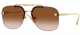 Gafas de Sol - Versace - VE2296 - 100213  GOLD // BROWN GRADIENT